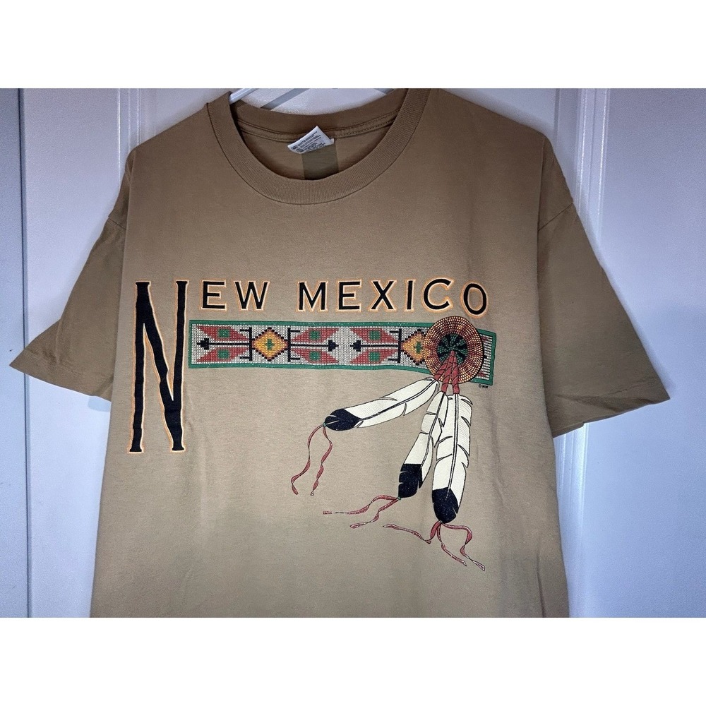 Vintage 90's New Mexico‎ Aztec Tribe Single Stitch T-Shirt
